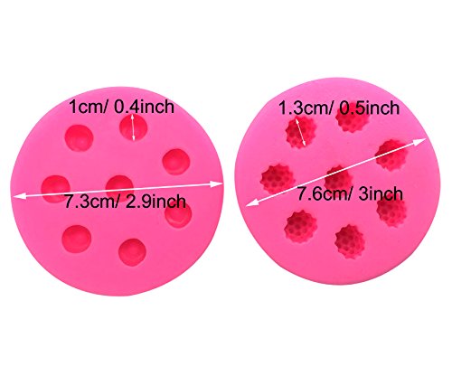 2Pack Blueberry Raspberry Icecube Silicone Mold Fondant Cake Decorative Molds Baking Cookies Pastry Tools Chocolate Candy Moulds #TOP3