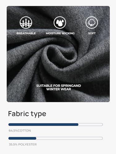 NORTHYARD Men's Cotton Hoodies Long Sleeve Sweatshirt Casual Drawstring Pullover Hoodie With Pocket4