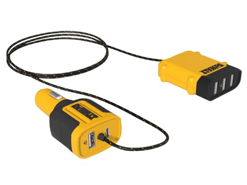 DEWALT FRONT & BACK SEAT MOBILE USB PD CHARGER