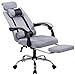 LILIS Chaise Gaming pour Adultes Chaise de Jeu Jeu Bureau Chaise Haute Retour PC Chaises Ordinateur Accueil Jeu Vidéo Chaise pivotante Gris for Le Bureau des Sports électroniques
