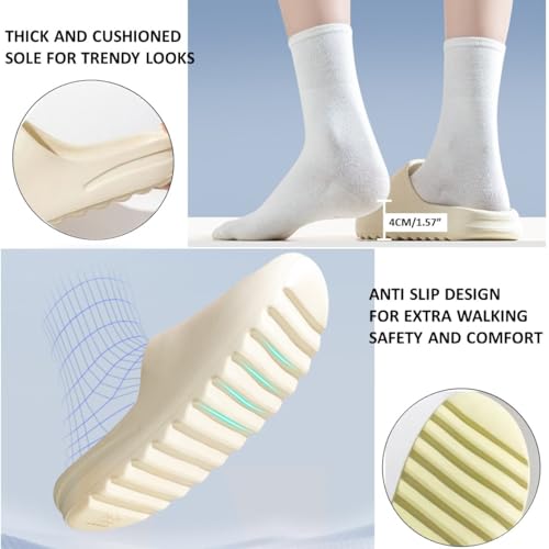 Pillow Slippers Men Women Non Slip Slides Sandal Shower Outdoors Thick Cushioned Sole2