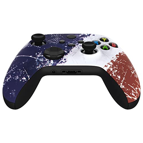 Image of MODDEDZONE UN-Modded Custom Controller compatible with Xbox One S /X... (3.5 mm jack) (France Flag)