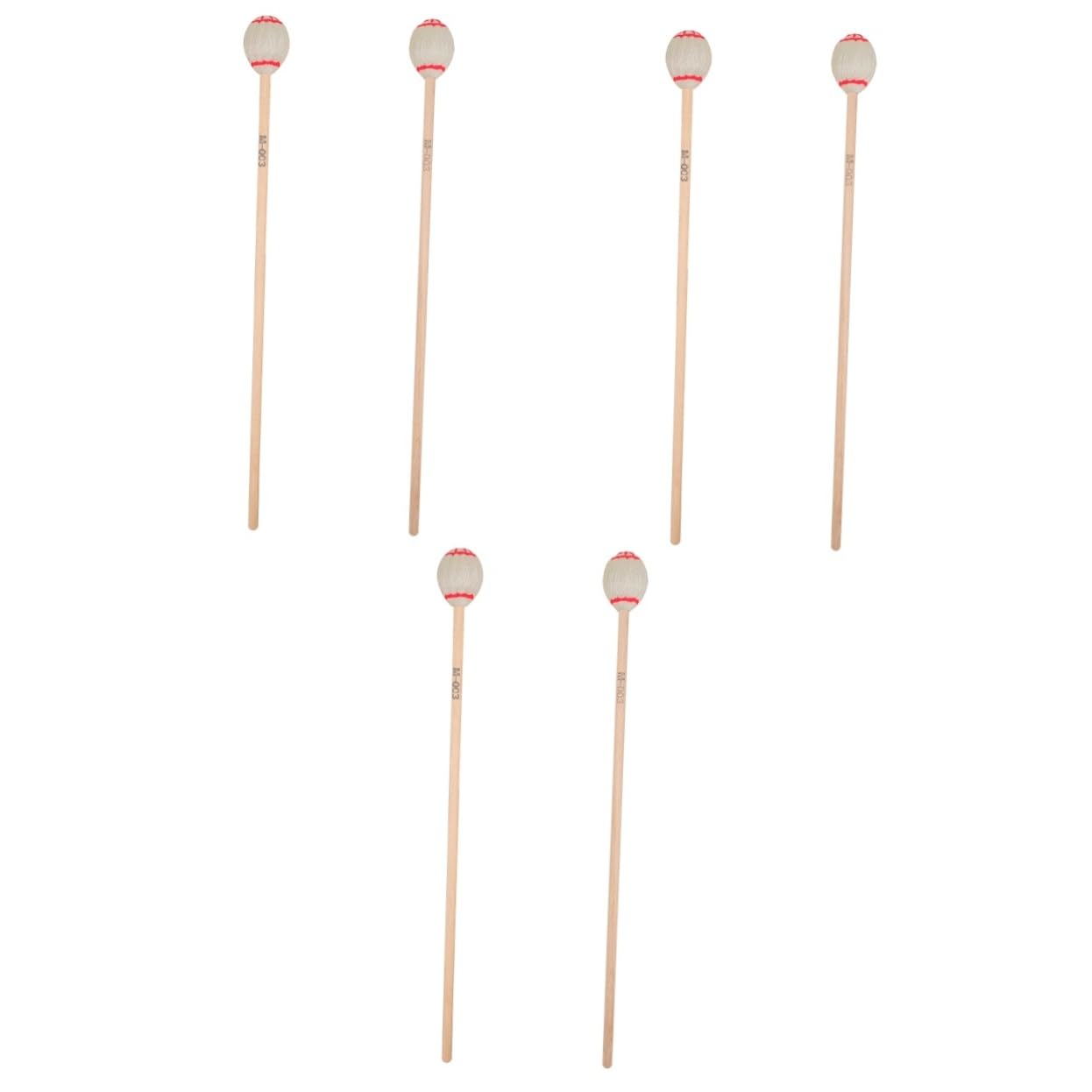 ifundom 6pièces Maillets Marimba Érable Premium Pour Instruments De Percussion Accessoires Professionnels De Cerisier Pour Pratique Et Performance