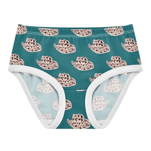 Girls' Underwear Cowboy Hat Cotton Stretch Comfort Toddler Panties