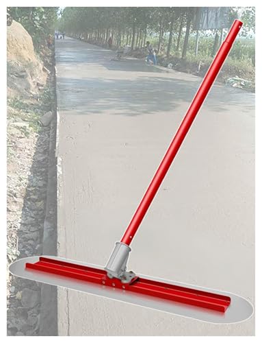 Bull Float - Herramienta de acabado de hormigón ajustable con asas combinables, paleta ligera de extremo redondo para un acabado eficiente del hormigón