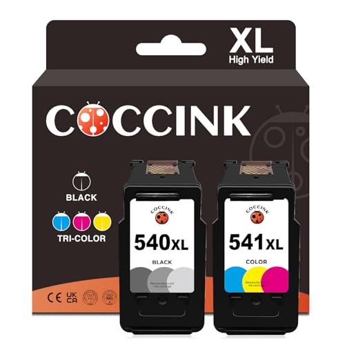 COCCINK 540 XL 541 XL Multipack Druckerpatronen für Canon 540XL 541XL für Pixma TS5100 TS5150 TS5151 TS5140 MG4250 MG3650s MG3150 MG3600 MG3500 MG3550 MX475 MX535 MX375 Schwarz end Farbe Patrone COCCINK 540 XL 541 XL Multipack Druckerpatronen für Canon 540XL 541XL für Pixma TS5100 TS5150 TS5151 TS5140 MG4250 MG3650s MG3150 MG3600 MG3500 MG3550 MX475 MX535 MX375 Schwarz end Farbe Patrone
