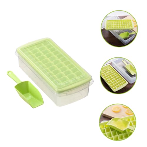 Molde para cubitos de hielo con tapa y cuchara miniatura 7