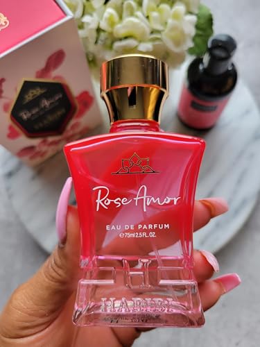 H HABIBI Rose Amor Arabian Perfume for Women – 2.5 oz (75ML) Long Lasting Women's Fragrance, Warm Spicy Floral Scent with White Pepper, Citrus & Amber Notes - Image 6