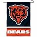 Chicago Bears Bear Head Logo Double Sided Garden Flag