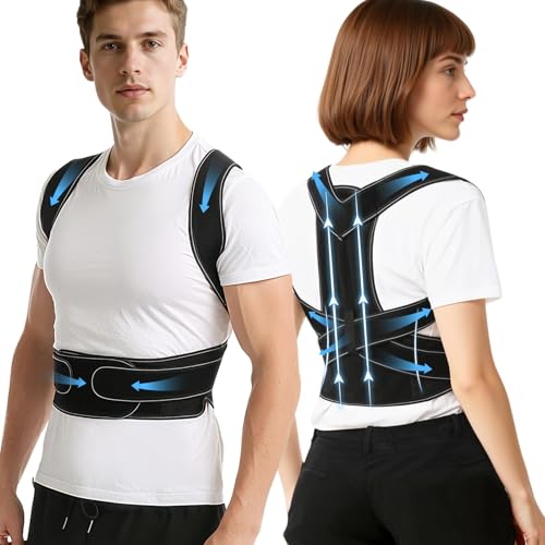 Correcteur de posture discret pour rester droit au bureau et à la maison