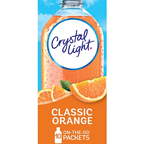 Crystal Light Drink Mix, Classic Orange,1.3 Oz( Pack of 6)