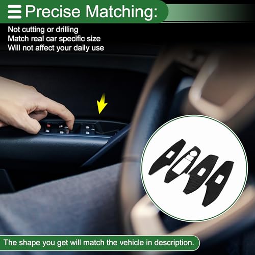 Cubierta de interruptor de ventana para Mazda 3 Axela, personaliza tu coche 3