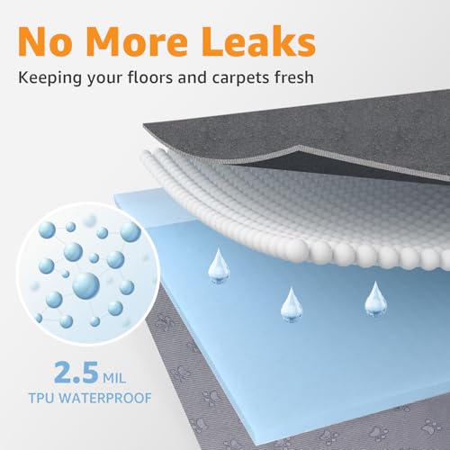 Image of Washable Pee Pads for Dogs: 2 Pack Waterproof Whelping Pads, 16x24