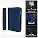 Vault X 4 Pocket Trading Card Zip Binder, 160 cards, Premium Exo-Tec Album Material, 20 Side-Loading Pages, Folder for Collectible Card Games, Sports, TCG (Blue)