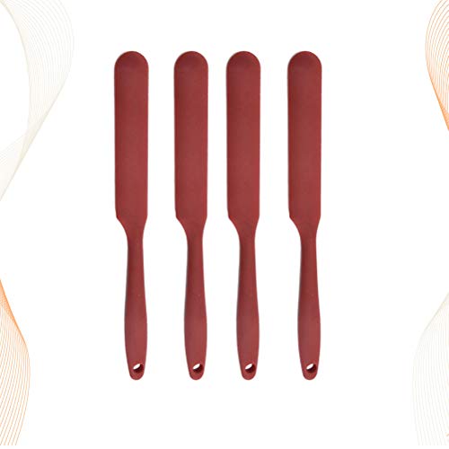 4 pcs Espátula de silicone multifuncional para assar bolo raspador cortador de cozinha Gadget ferram