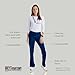 BARCO Grey s Anatomy Classic Mia Scrub Pant for Women Indigo, 6-Pocket Low-Rise Straight Leg Bottoms with Natural Stretch, Soil Release Fabric, and Super-Soft Finish Large, Petite Fit