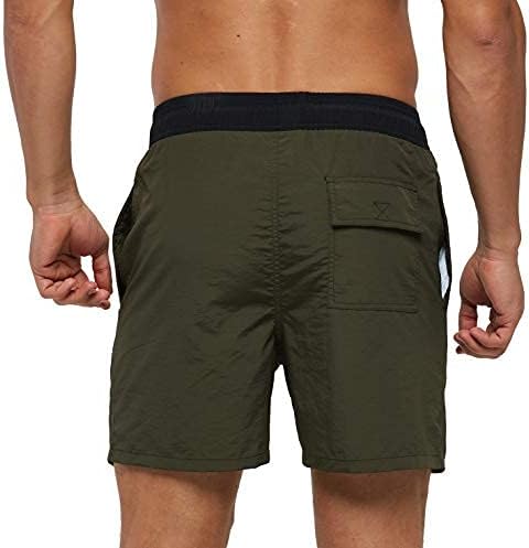 SILKWORLD Men's Swim Trunks Quick Dry Beach Shorts with Pockets - Image 2