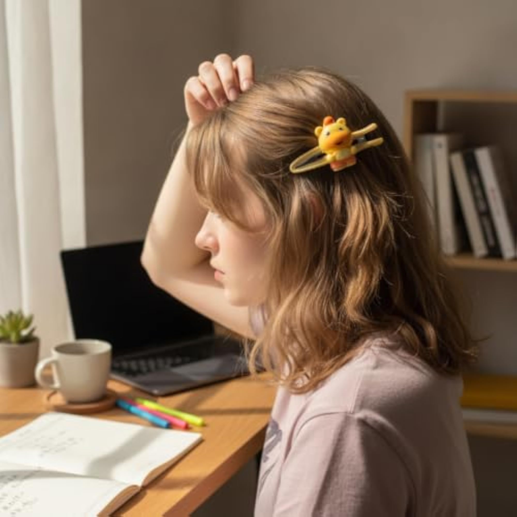 Cute Capybara Mini Duckbill Hair Clips for Girls