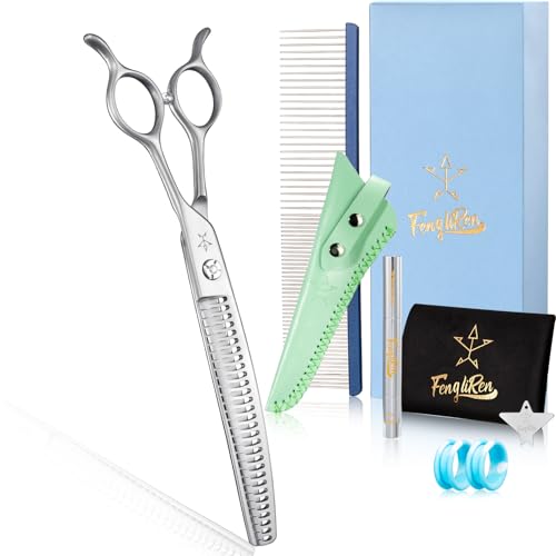 High-end Dog Grooming Curved Thinning Scissors Teeth