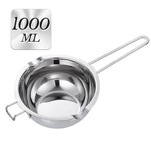 Cofond 1000ML Edelstahl Schmelztopf für Schokofondue