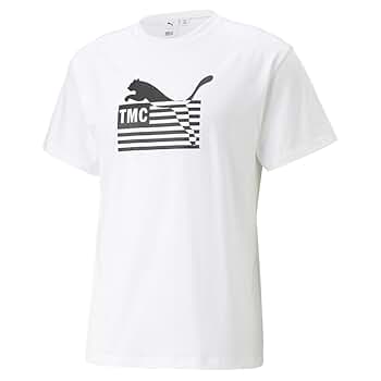 PUMA Mens TMC X Everyday Hussle Graphic Crew Neck Short