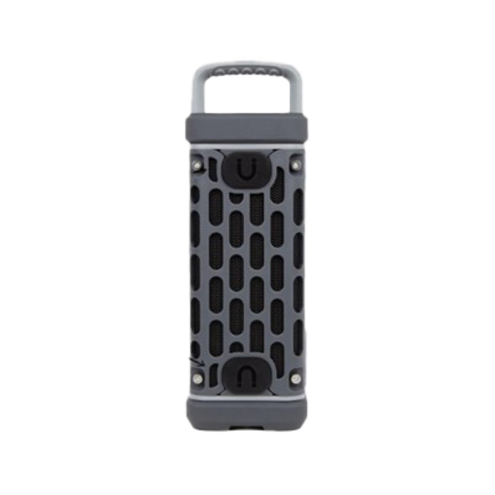 Turtlebox Ranger: Loud! Outdoor Portable Bluetooth 5.4 Speaker | Rugged, Waterproof, Ultra-Portable | Plays to 105 db, Deep Bass, Shockproof, Unlimited Pairing for Full Stereo Experience, Gray