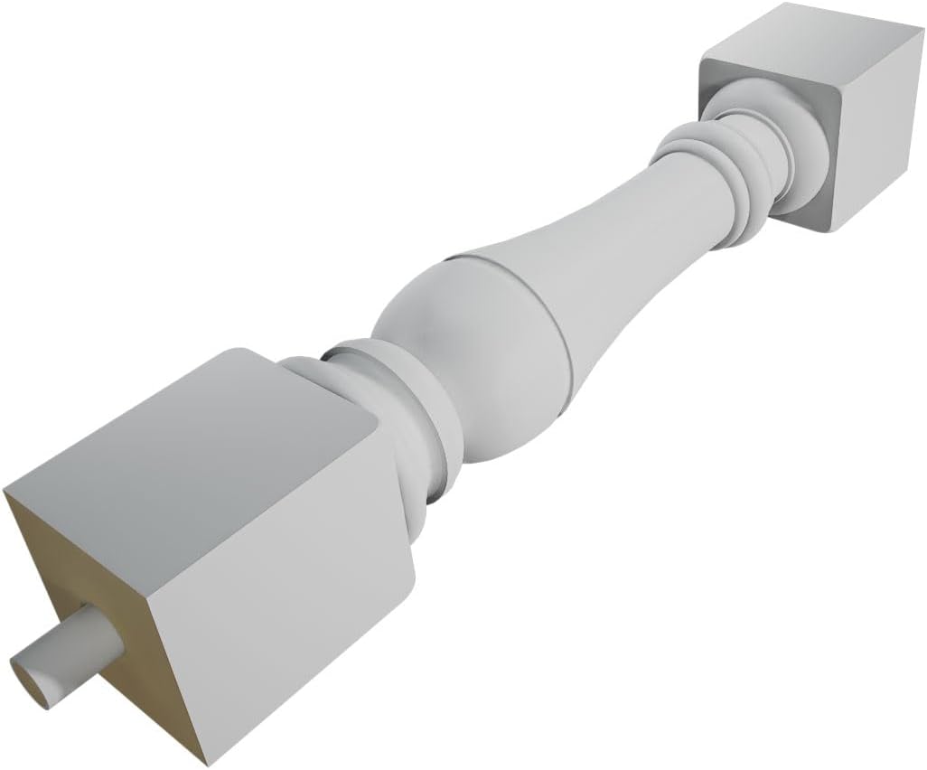 Fiberthane 700 Series Bradford Baluster: 5"W x 30"H, Fiberglass Reinforced Polyurethane (6 15/16" On-Center-Spacing to Pass 4" Sphere Code), Factory Primed