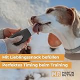 Martin Rütter Futtertube für Hunde 100 ml, Farbe: LiteYellow – befüllbar, auslaufsicher, BPA-freies Silikon, ideal für Training und unterwegs - Inklusive Ersatzdeckel