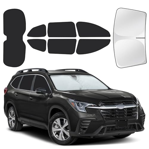 Image of for Subaru Ascent /Evoltis 2019-2025 Car Window Shades, 8pcs Privacy Sun Shade Set for Front Windshield Side and Rear Windows, Full Window Covers Keeps Vehicle Cool for Camping Napping