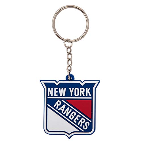 Porte-clés New York Rangers NHL en PVC résistant aux chocs et finitions soignées