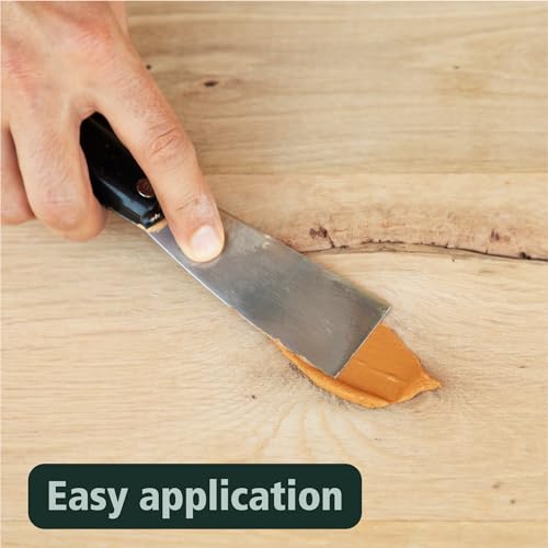 Rubio Monocoat Woodfiller Quick (Dark), 100g Beutel | Schnellhärtende Holzspachtelmasse für Innenschreinerei & Ausbessern von abgeplatztem Holz