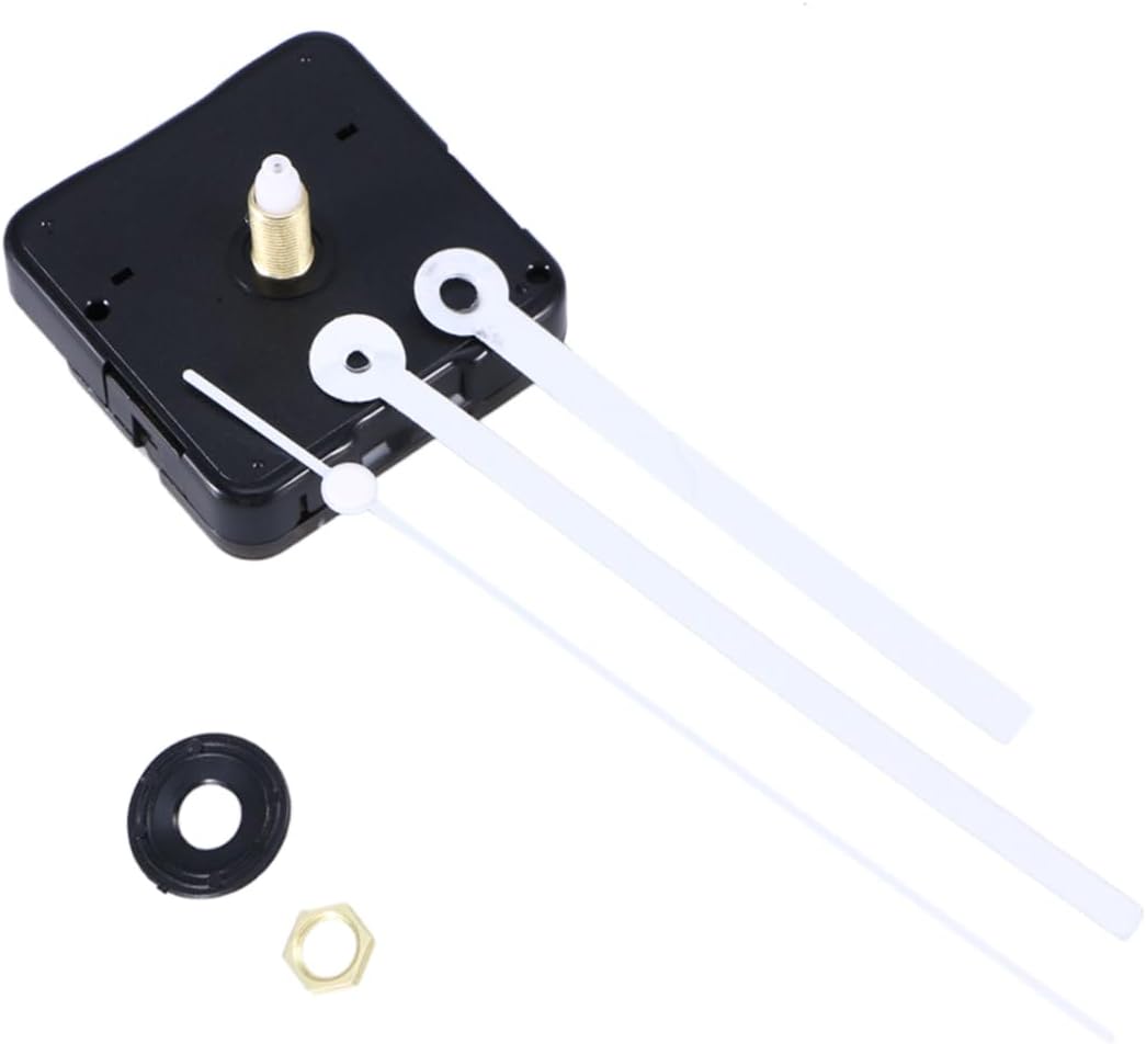 Holibanna Clock Movements Kits High Torque Replacement Wall Clock Parts Electric Clock Mechanism Black Clock Kit Non Ticking Clock Movement DIY Clock Accessory Hour Hand