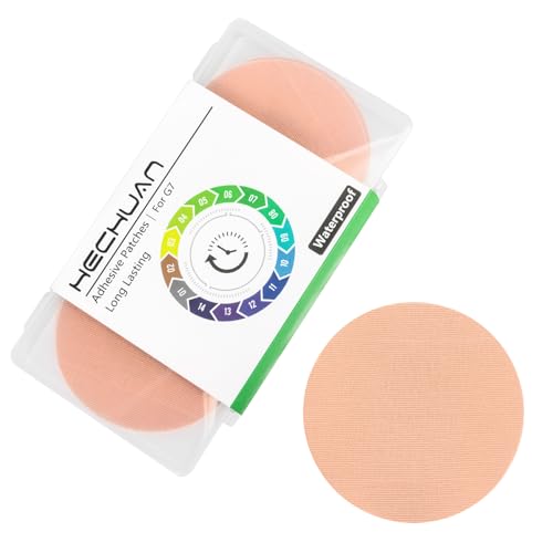 G7 Over Pathces Waterproof – 25 Pack Water-Resistant Adhesive Bandages G7 Overpatch Stickers Long Lasting to 10 Days-HECHUAN