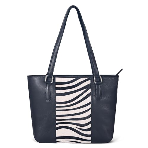 Image of Leather Purse For Women - Real Leather Tote For Women - Ladies Shoulder Handbag For Work, Travel, Casual Use