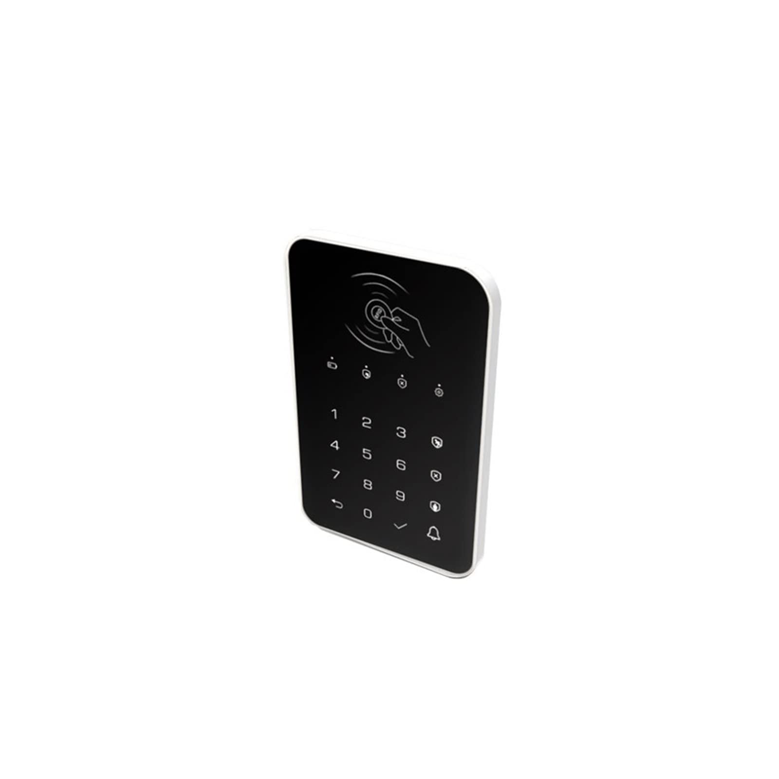 Clavier Tactile Sans Fil 2pcs RFID Bras De Carte Ou Désarmement Le Clavier De Mot De Passe For L'hôte D'alarme À La Maison Intelligente Tuya WiFi GSM Système D'alarme
