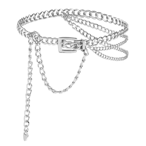 Silver Belt With Charms