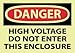 NMC GD289AP, OSHA Sign (10 Packs of 5 pcs)