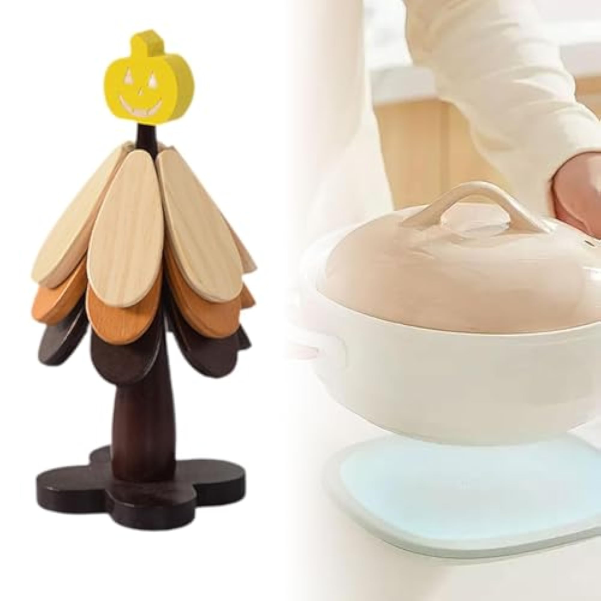 Foldable Drink Coaster for Utensils, 3-Pack