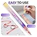 12 Color Acrylic paint pen Set​​: 3D Nail Polish Pens, Complete ​​Nail Art Kit​​, Nail Polish Pens Quick Dry, for DIY ​​Manicure Decoration​​, Beauty & Home Nail Salon​​