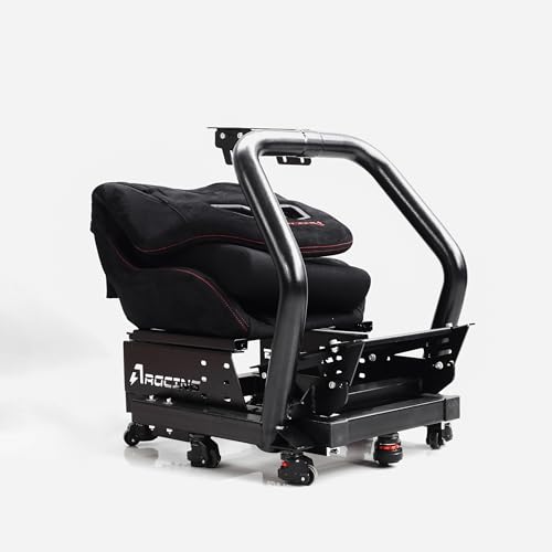 Image of azracing SF Retractable Modular Racing Simulator Cockpit with Foldable Seat