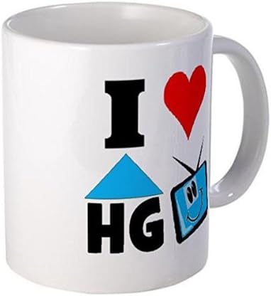 Taza de 11 onzas – I Love HGTV Mug – S White "