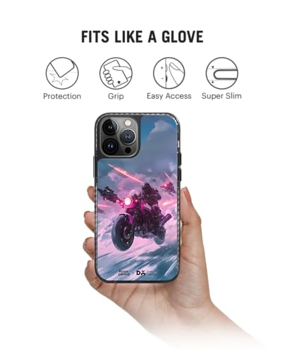 Image of DailyObjects Waveward Stride 2.0 Magnetic Case Cover Compatible with iPhone 14 Pro Max | Wireless Charging Slim Back Cover | 2 Layer Edge Protection & Shockproof