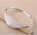 Produktbild Taomeng Armband 925 Sterling Silber Blatt Charm Armbänder & Armreifen Für Frauen Verstellbar