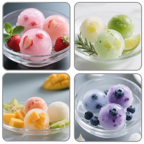 Easy Release Silicone Ice Cube Tray with Lid, Plastic Ice Ball Maker with Funnel, 9x5cm Square Large Ice Cubes and Round Ice Balls for Whiskey Cocktails, Silicone Freezer Trays for Homemade DIY - Image 6
