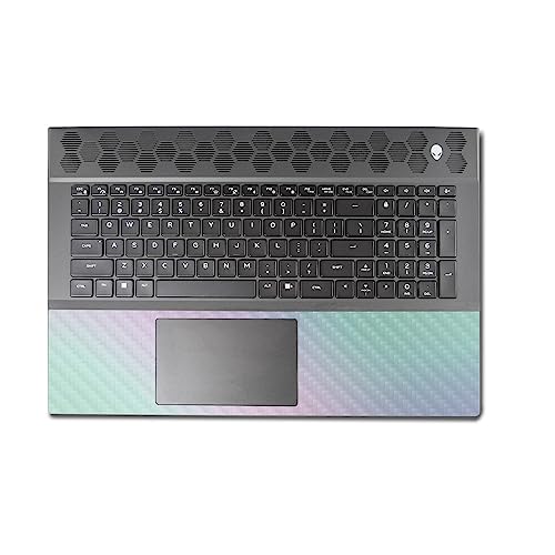 Image of MightySkins Carbon Fiber Skin Compatible with Alienware M18 R1 (2023) Full Wrap Kit - Cotton Candy | Protective, Durable Textured Carbon Fiber Finish | Easy to Apply & Change Styles | Made in The USA