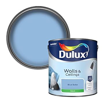 Dulux Walls & Ceilings Silk Emulsion Paint - Blue Babe - 2.5L