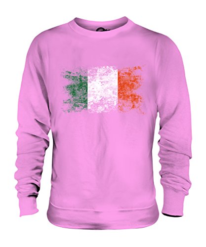 Sweat Irlande Drapeau Délavé Idéal pour vos Soirées Pub et Journées Détente