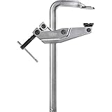 BESSEY Greifarmzwinge GRA100, Spannweite 1000 mm Ausladung 120 mm, Außenliegende Spindel, gegen Schweißspritzer geschützt, Gewicht 3,80 Kg