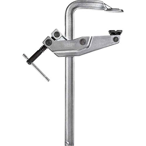 BESSEY Greifarmzwinge GRA100, Spannweite 1000 mm Ausladung 120 mm, Außenliegende Spindel, gegen Schweißspritzer geschützt, Gewicht 3,80 Kg