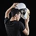 Power Rangers Lightning Collection Mighty Morphin White Ranger Premium Collector Helmet Full-Scale for Display, Roleplay, Cosplay